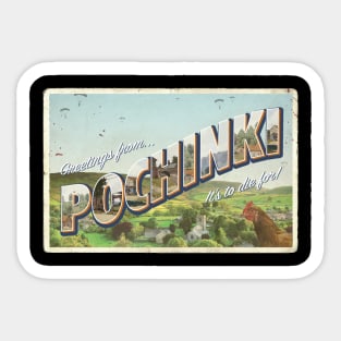 Greetings from Pochinki Sticker